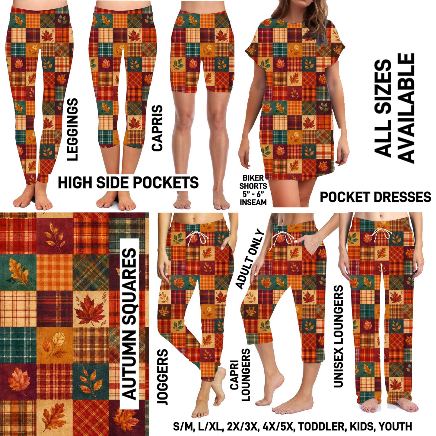 297BT - Autumn Squares - Preorder Closing 7/26 ETA: Late Sept