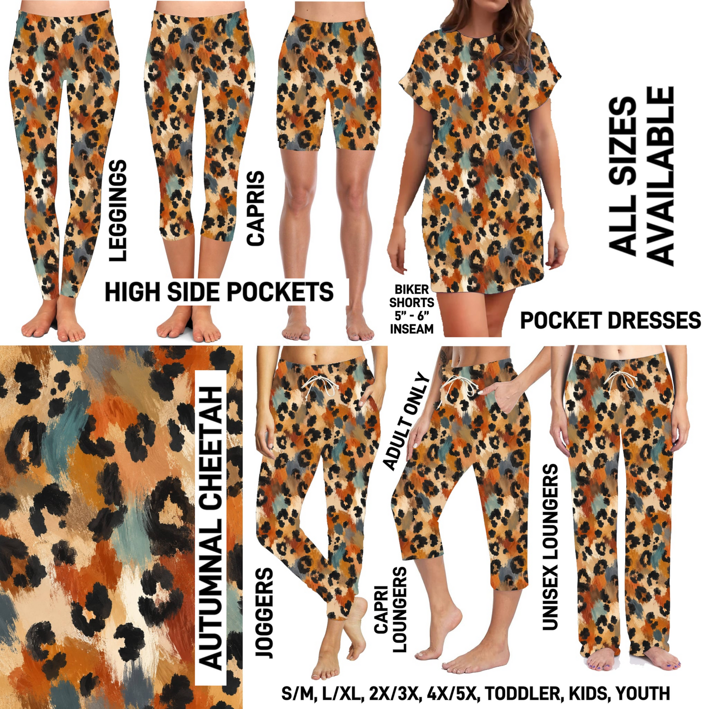 297BT - Autumnal Cheetah - Preorder Closing 7/26 ETA: Late Sept