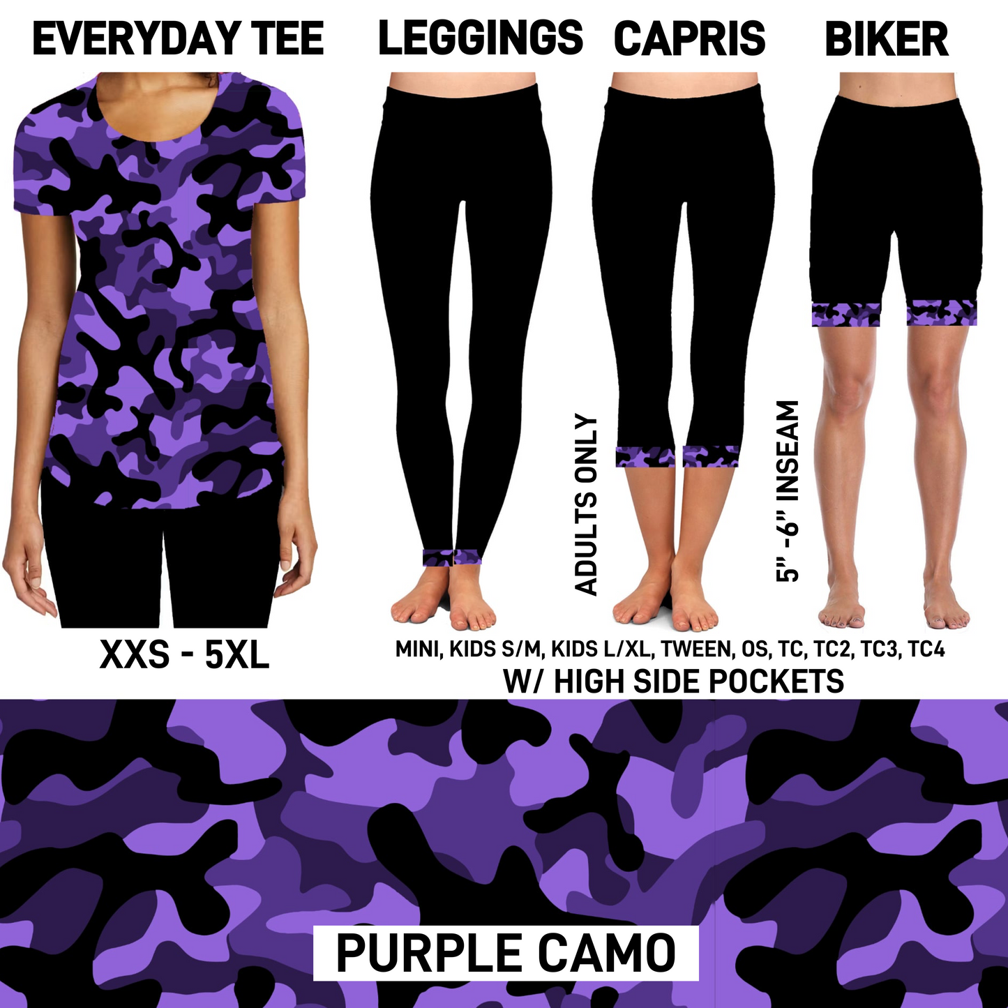 E1VD - Purple Camo - Preorder Closing 7/29 ETA: Late Sept