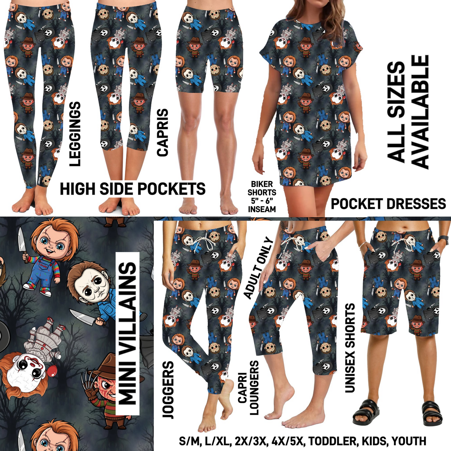 288BT - Mini Villains - Preorder Closing 3/29 ETA: Late May