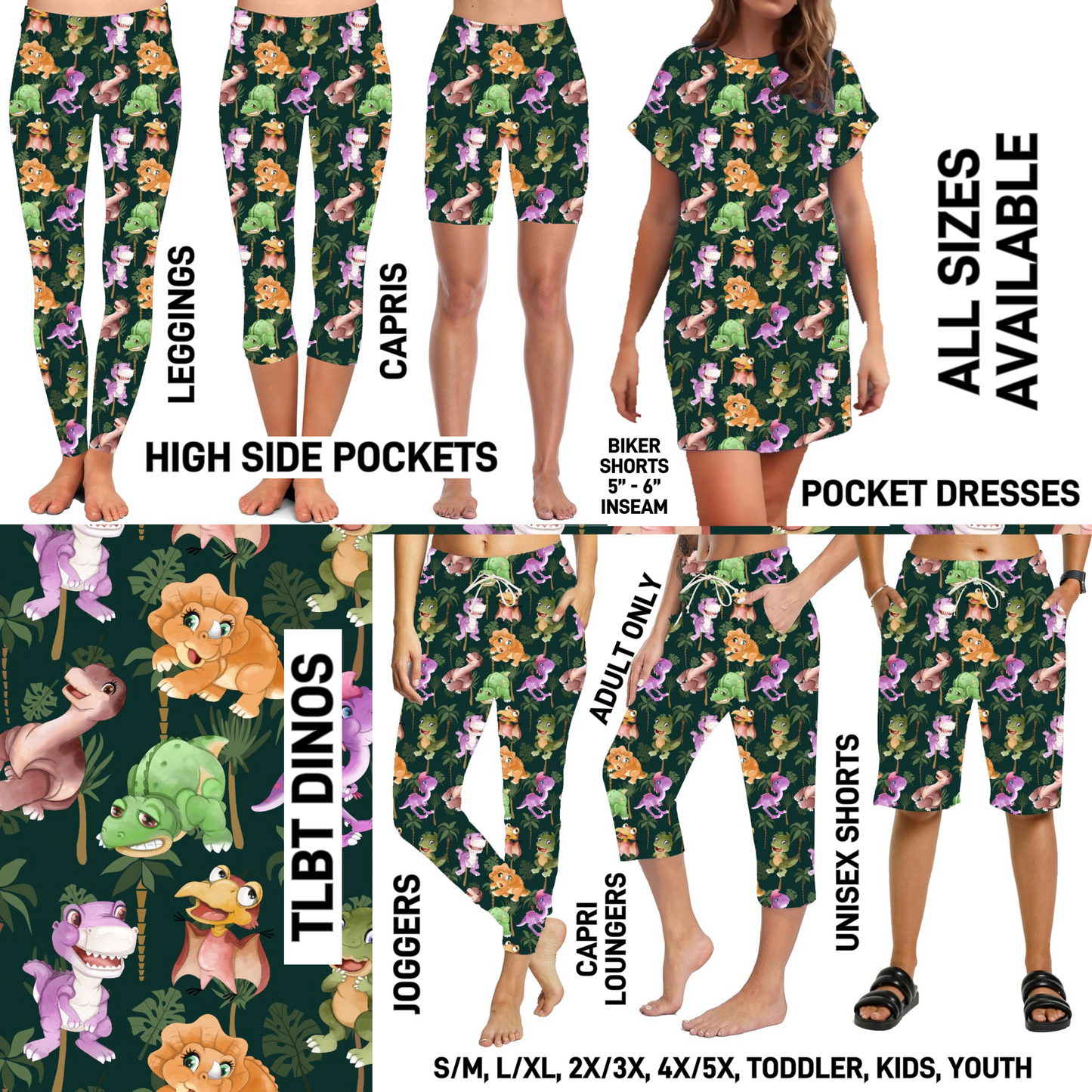 288BT - TLBT Dinos - Preorder Closing 3/29 ETA: Late May