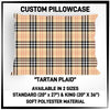 PW15 - Tartan Plaid Pillowcase - Preorder ETA: Late May