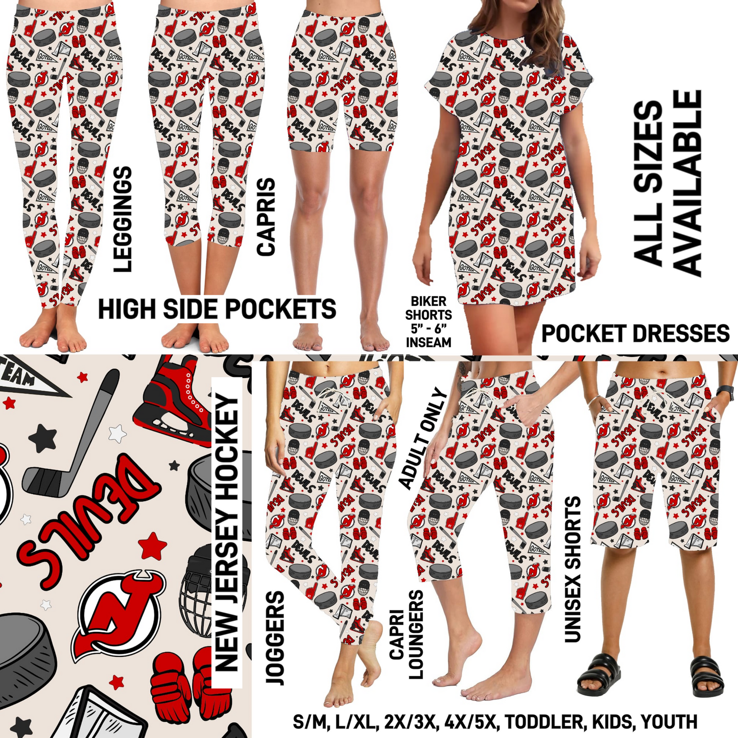 HB7H - New Jersey Hockey - Preorder Closing 8/9 ETA: Early Oct