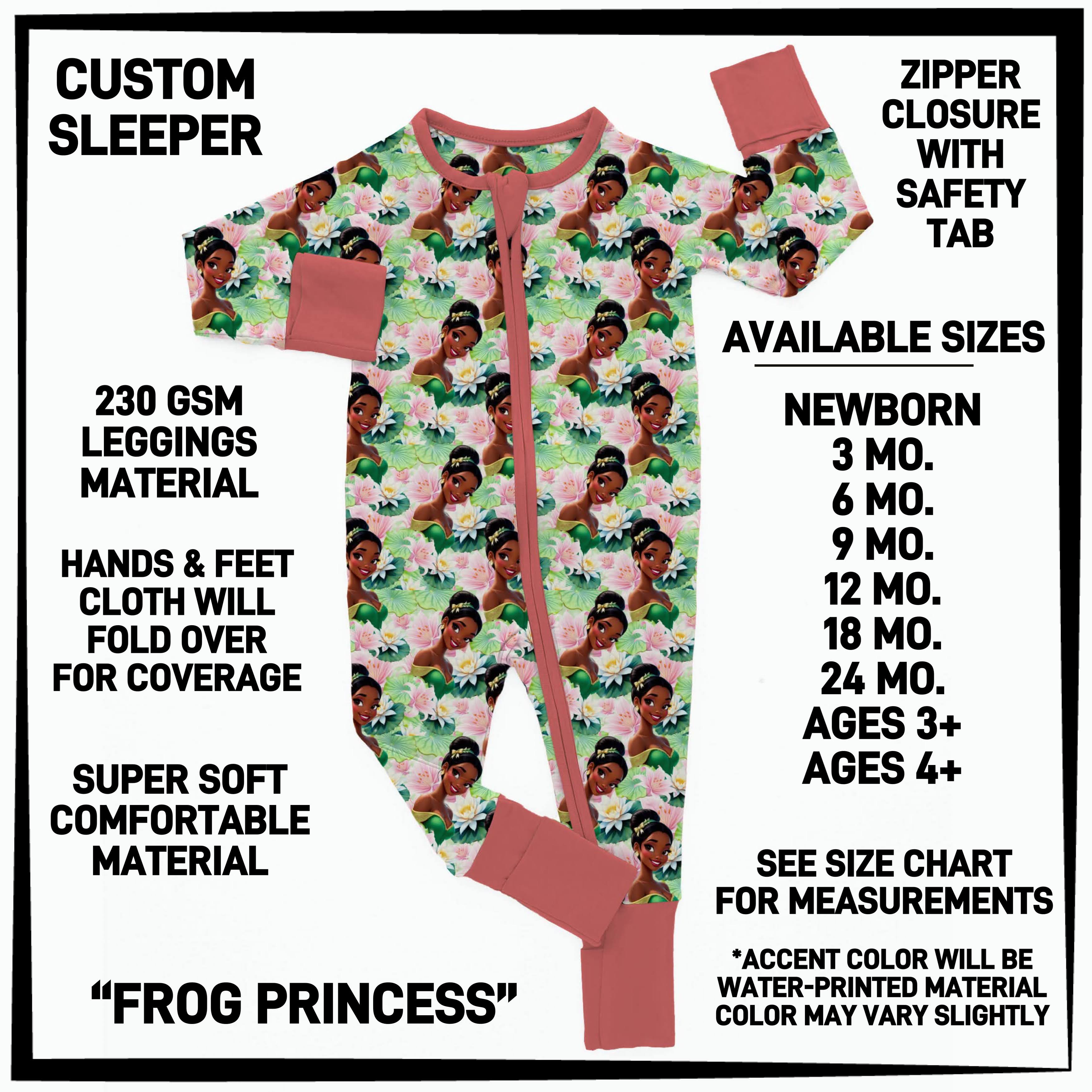 B3SP - Frog Princess Baby Sleeper - Preorder ETA: Late May