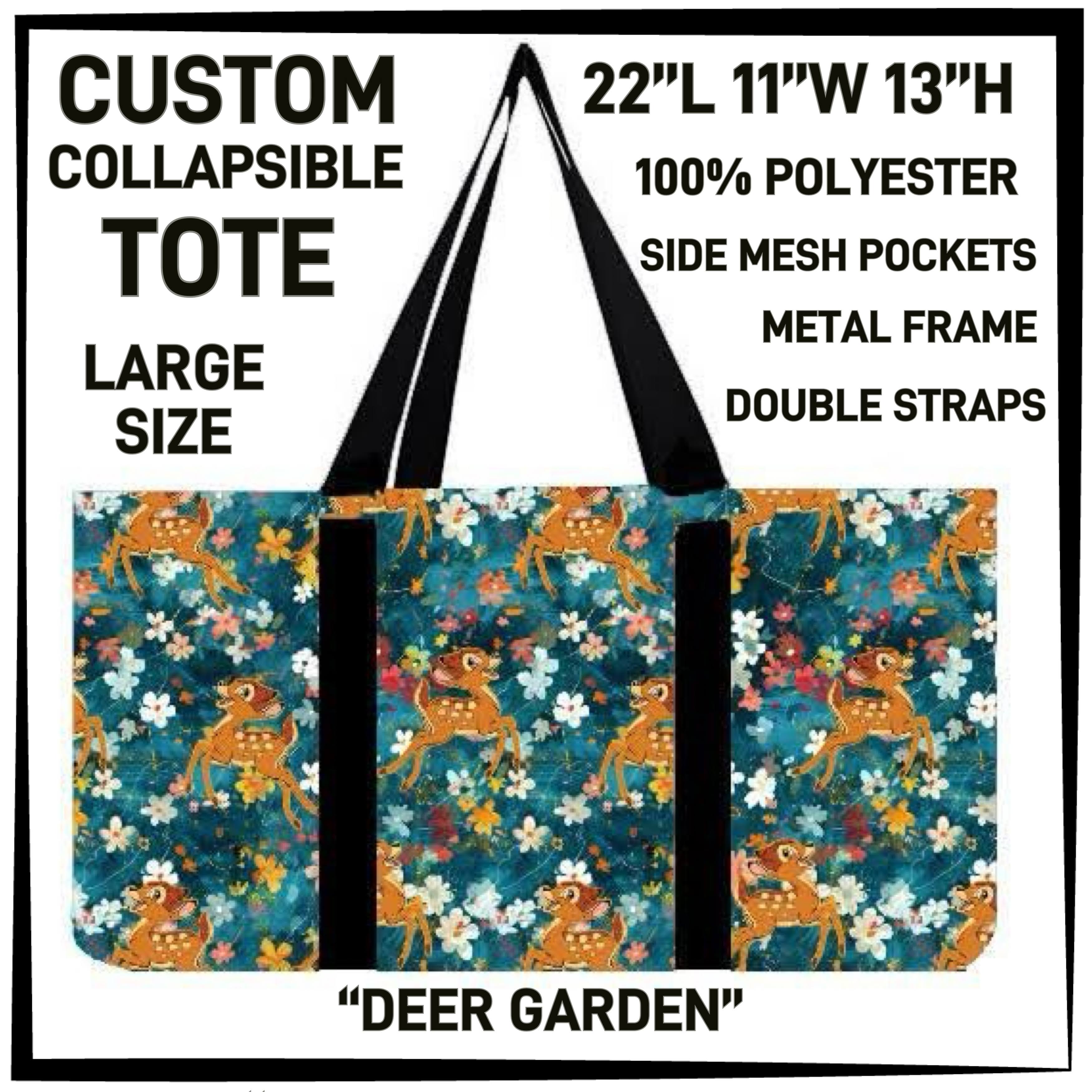 CP2T - Deer Garden Collapsible Tote - Preorder ETA: Late May