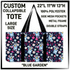 CP2T - Blue Garden Collapsible Tote - Preorder ETA: Late May