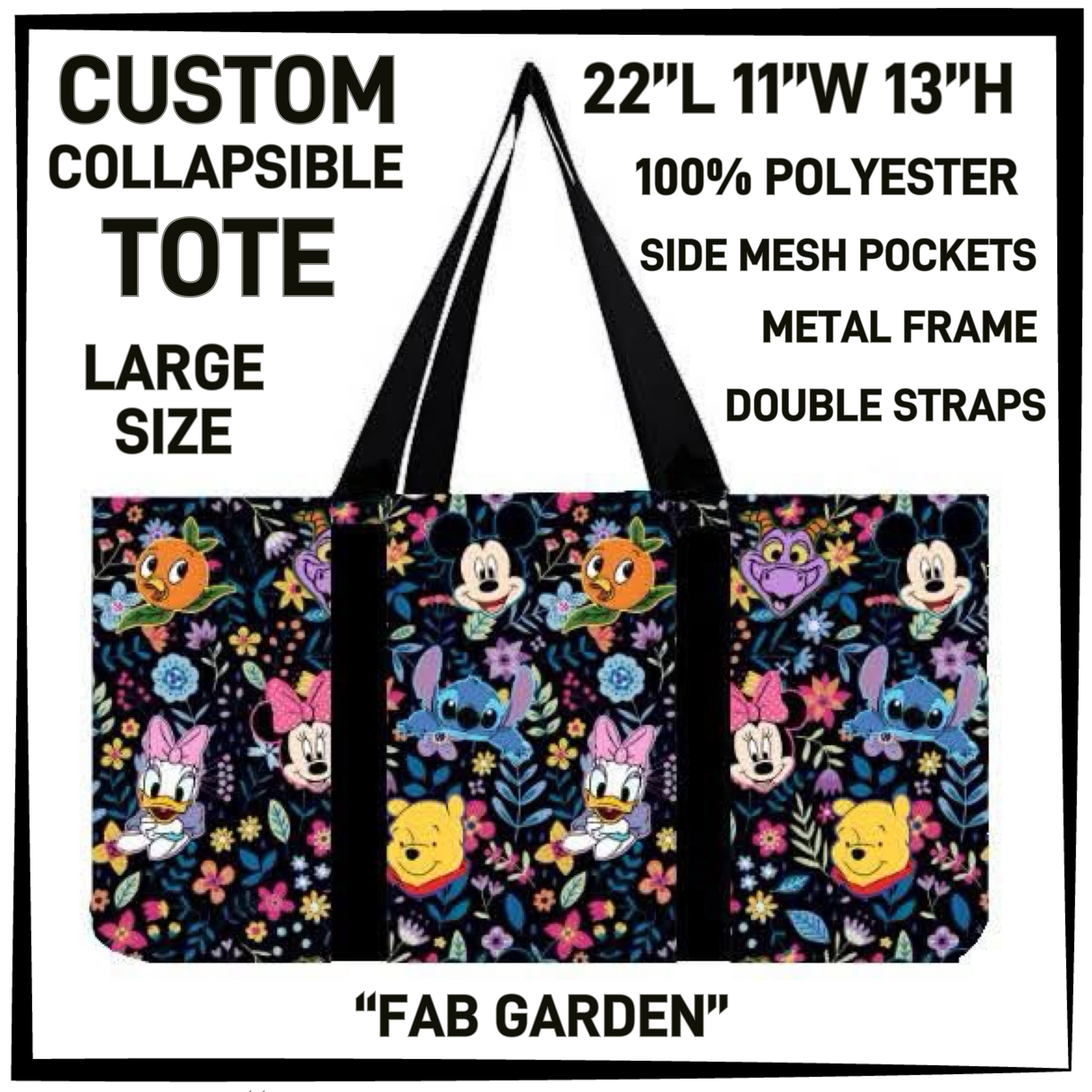 CP2T - Fab Garden Collapsible Tote - Preorder ETA: Late May