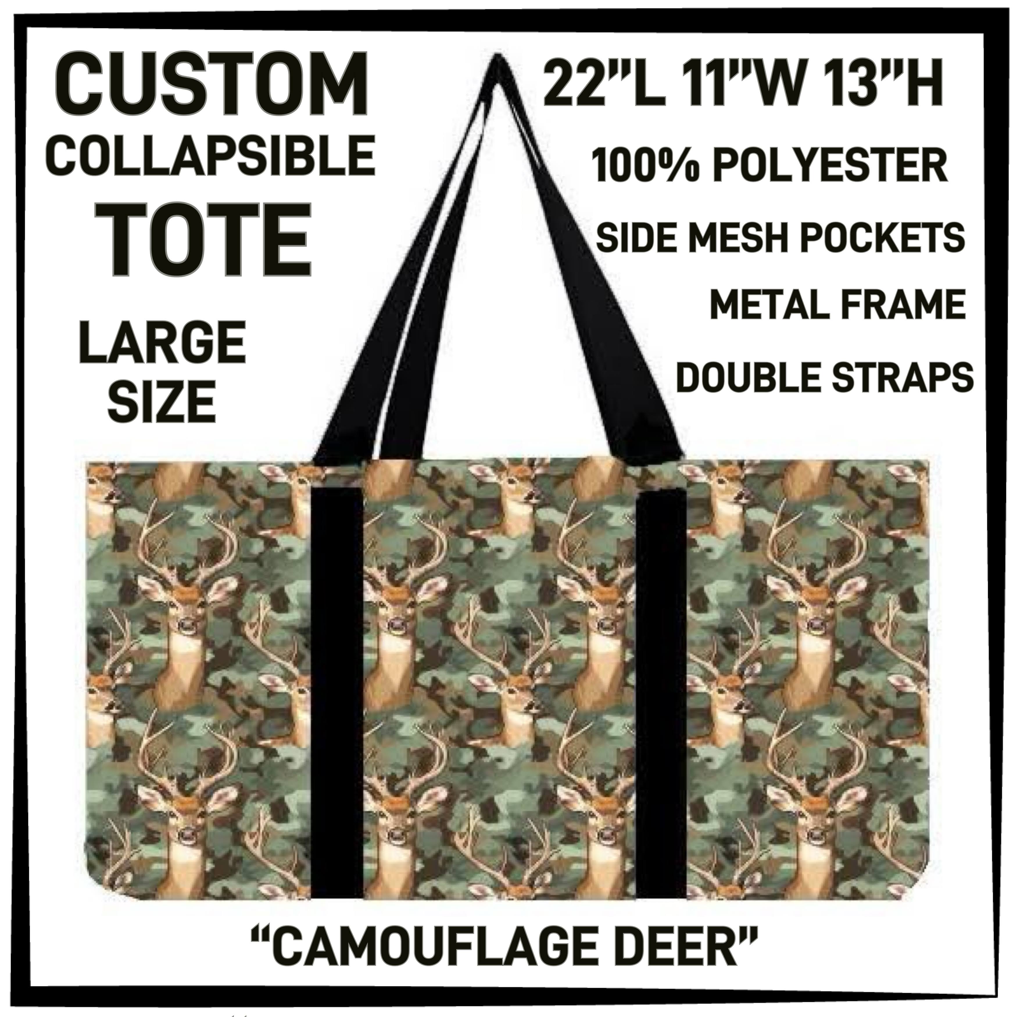 CP2T - Camouflage Deer Collapsible Tote - Preorder ETA: Late May