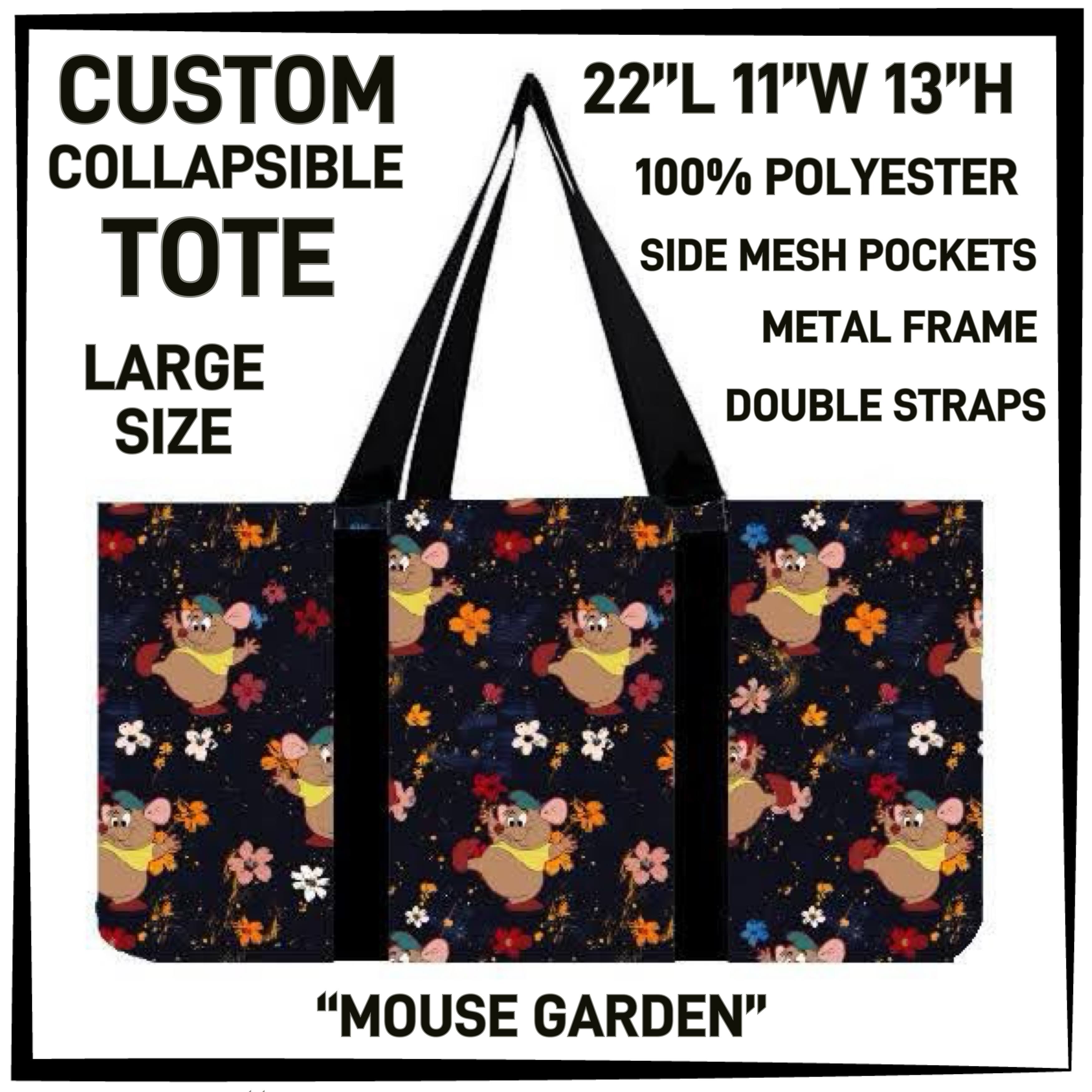 CP2T - Mouse Garden Collapsible Tote - Preorder ETA: Late May