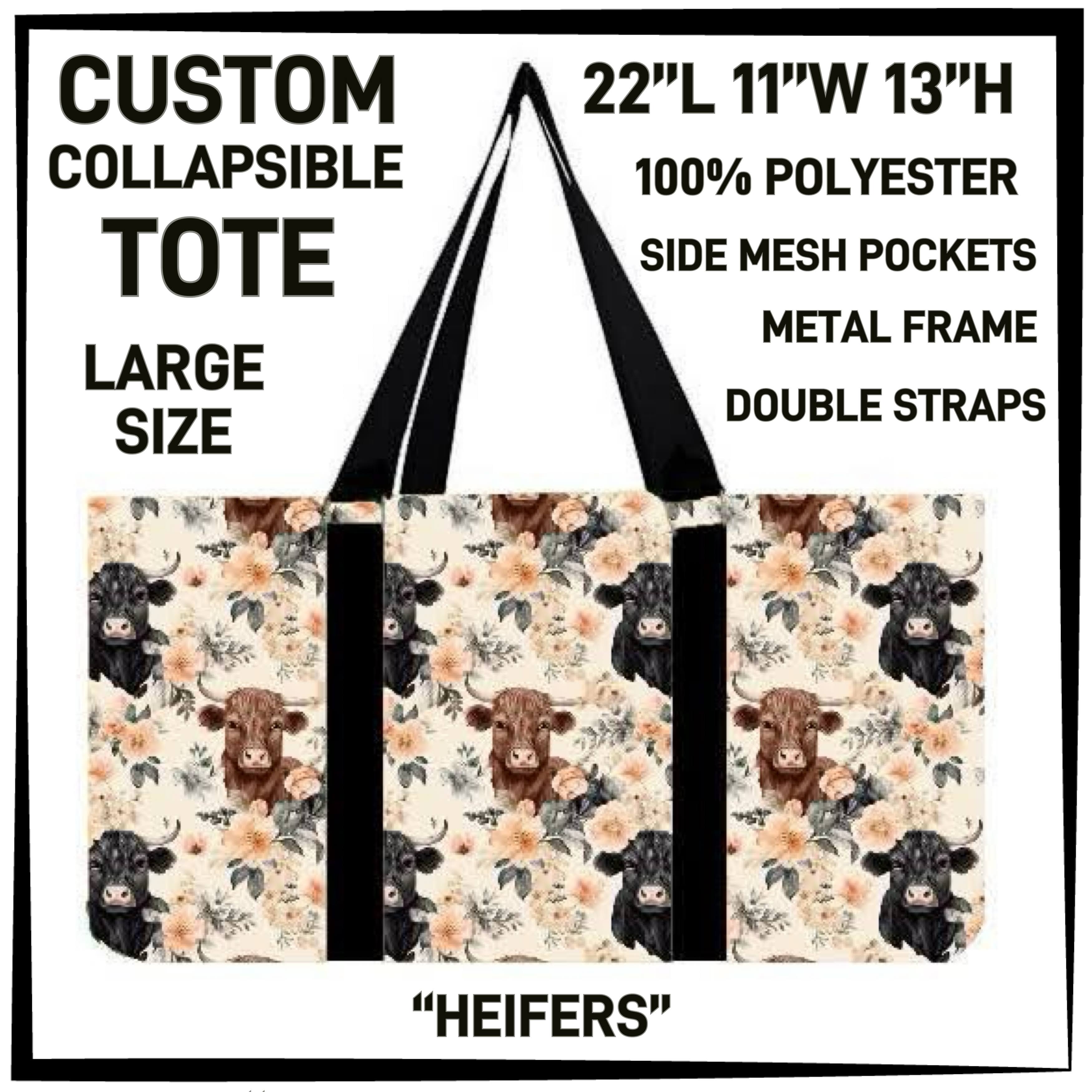 CP2T - Heifers Collapsible Tote - Preorder ETA: Late May