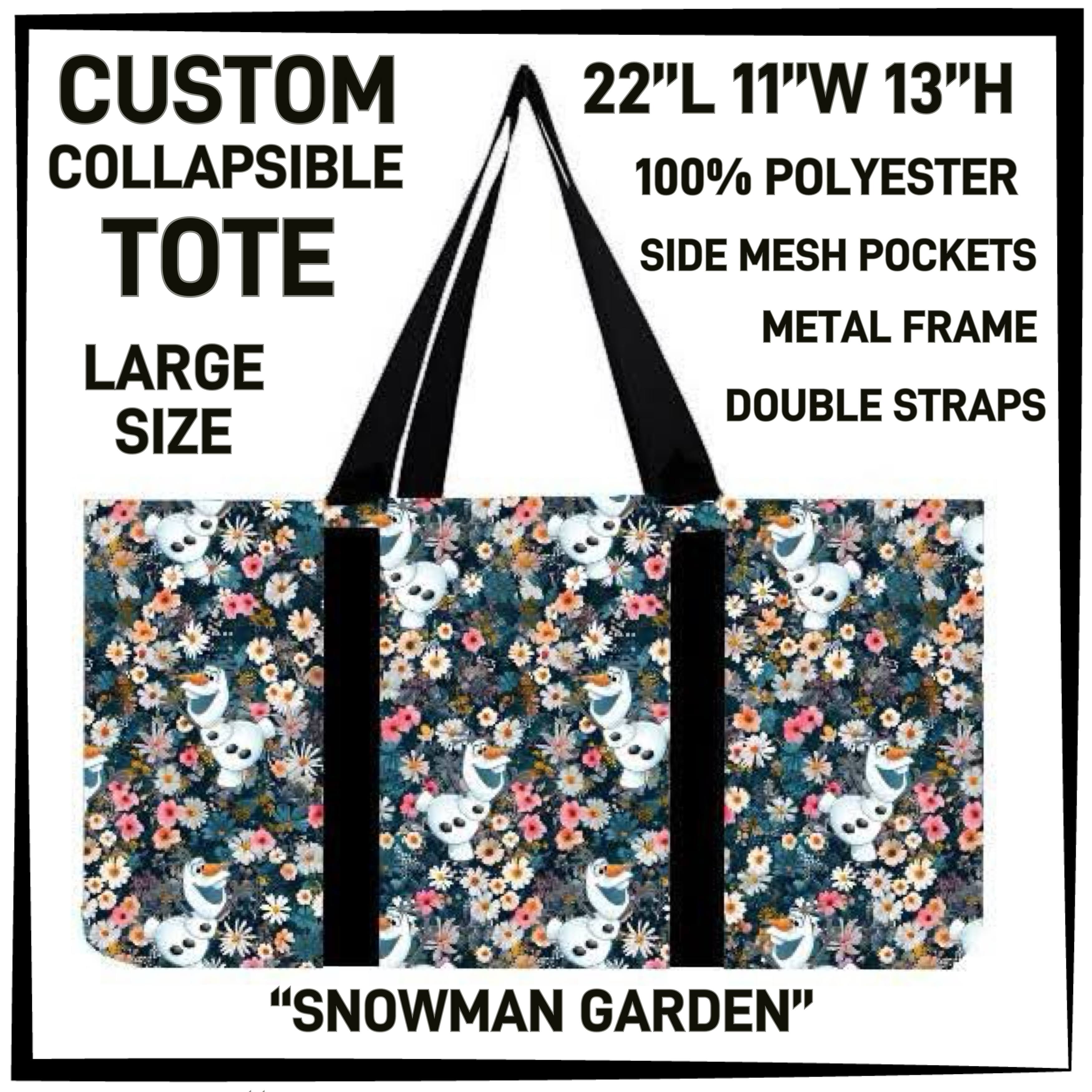 CP2T - Snowman Garden Collapsible Tote - Preorder ETA: Late May