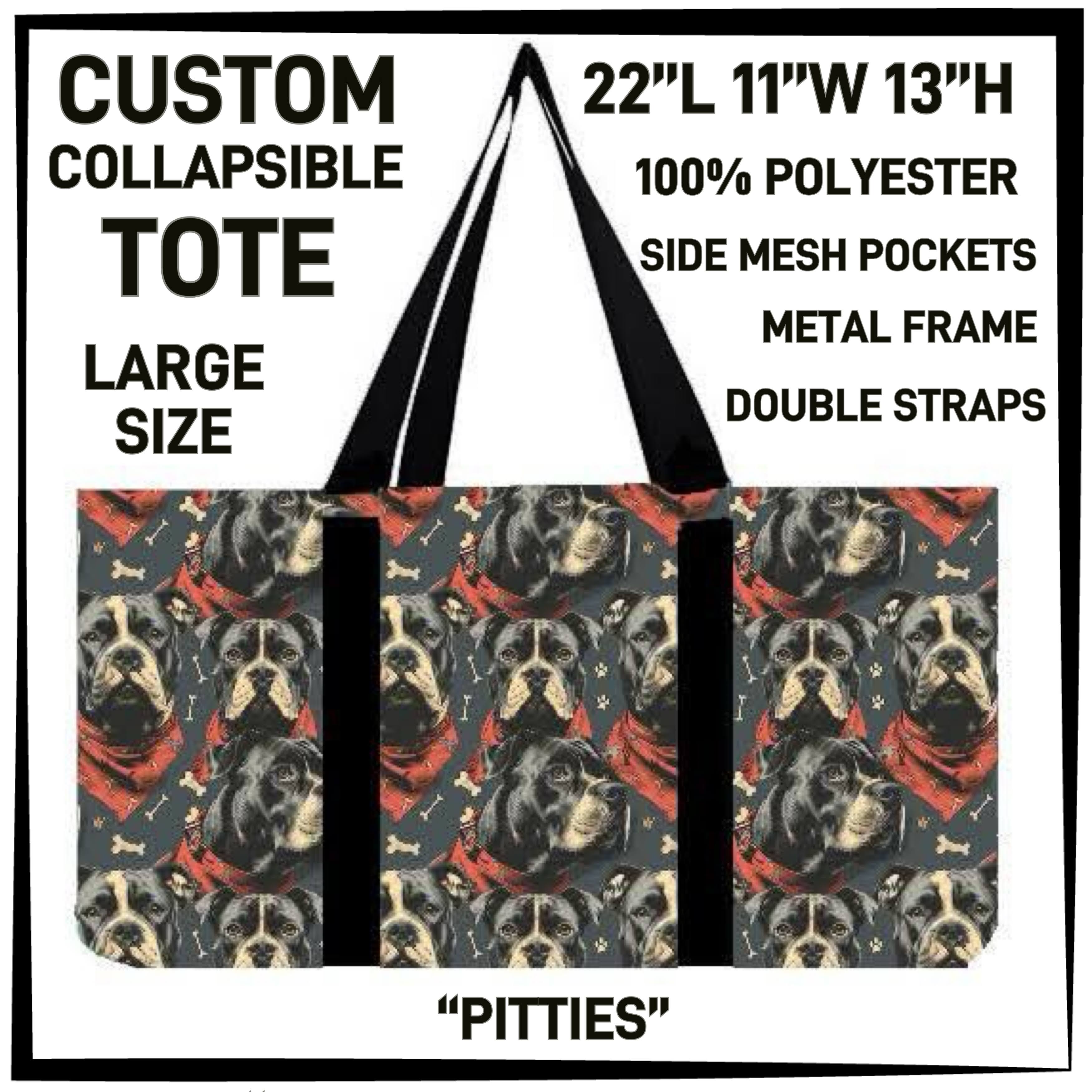 CP2T - Pitties Collapsible Tote - Preorder ETA: Late May