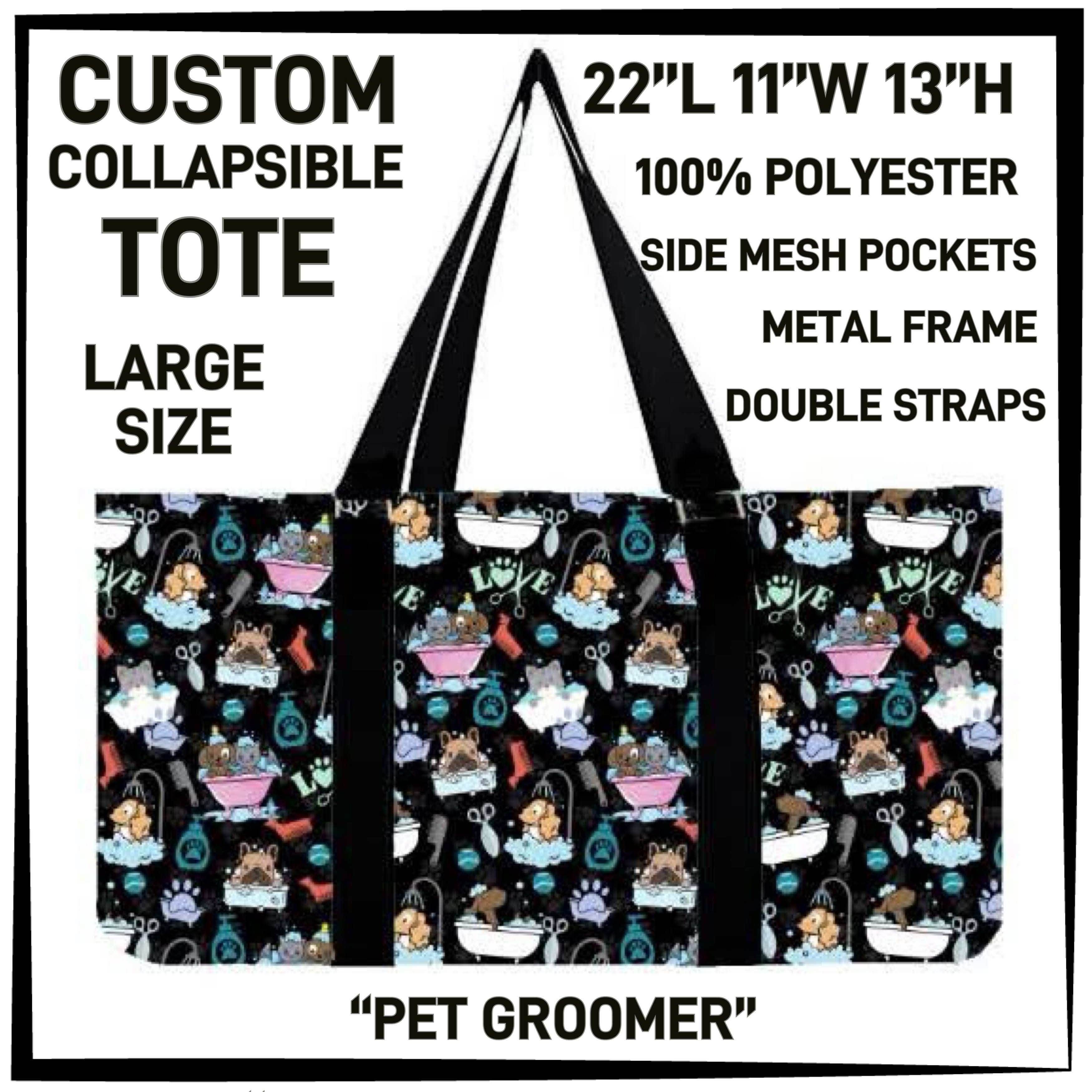 CP2T - Pet Groomer Collapsible Tote - Preorder ETA: Late May