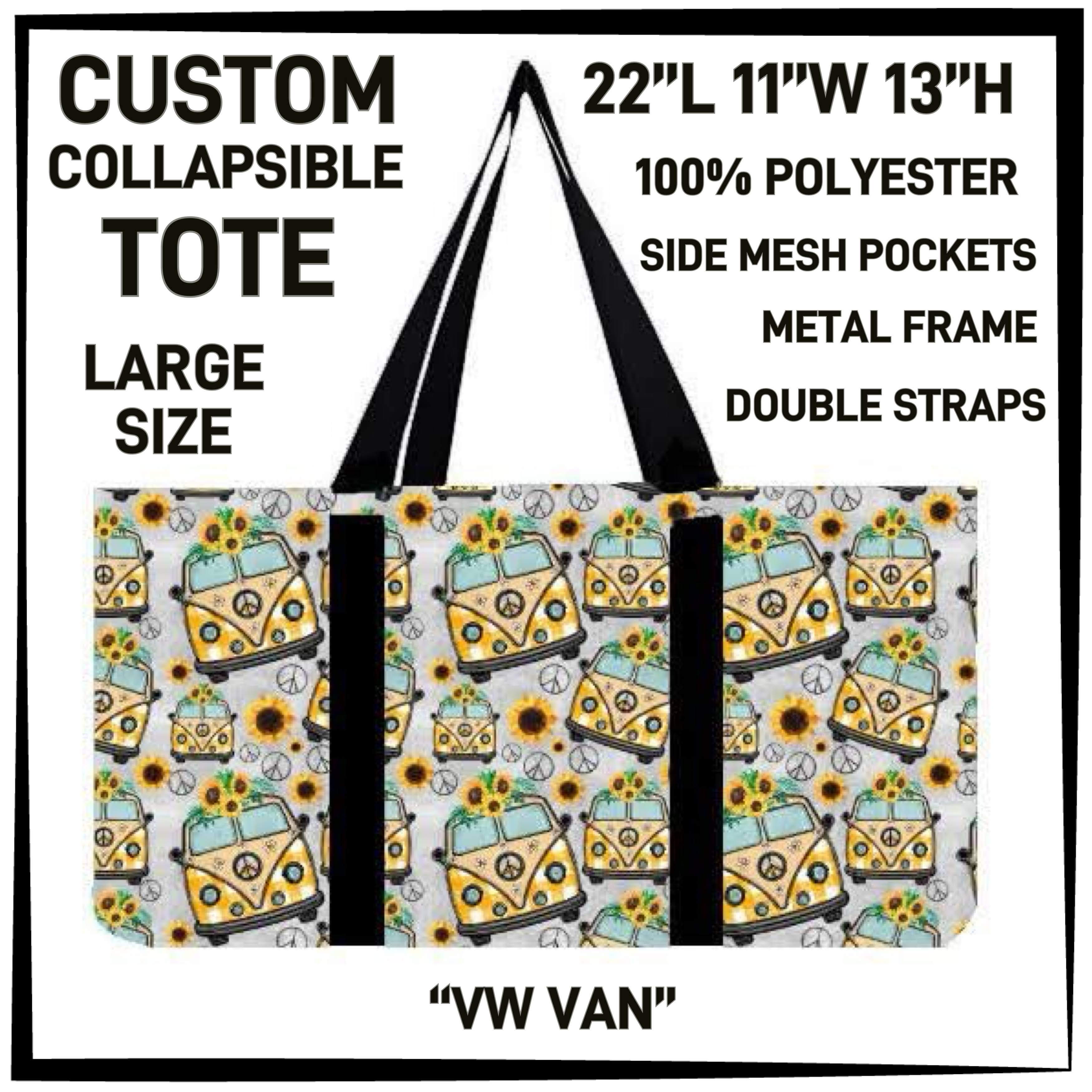 CP2T - VW Van Collapsible Tote - Preorder ETA: Late May