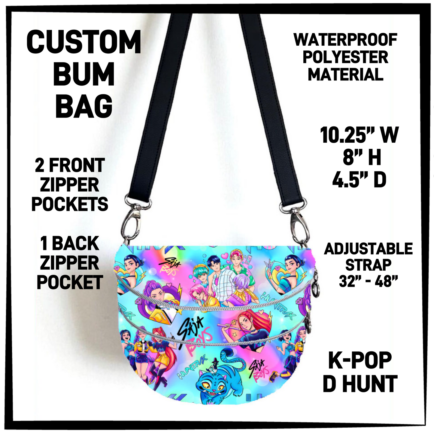 B1BM - K-Pop D Hunt Bum Bag - Preorder Closing 8/19 ETA: Mid-Oct