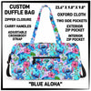 D2FF - Blue Aloha Duffel Bag - Preorder ETA: Early June