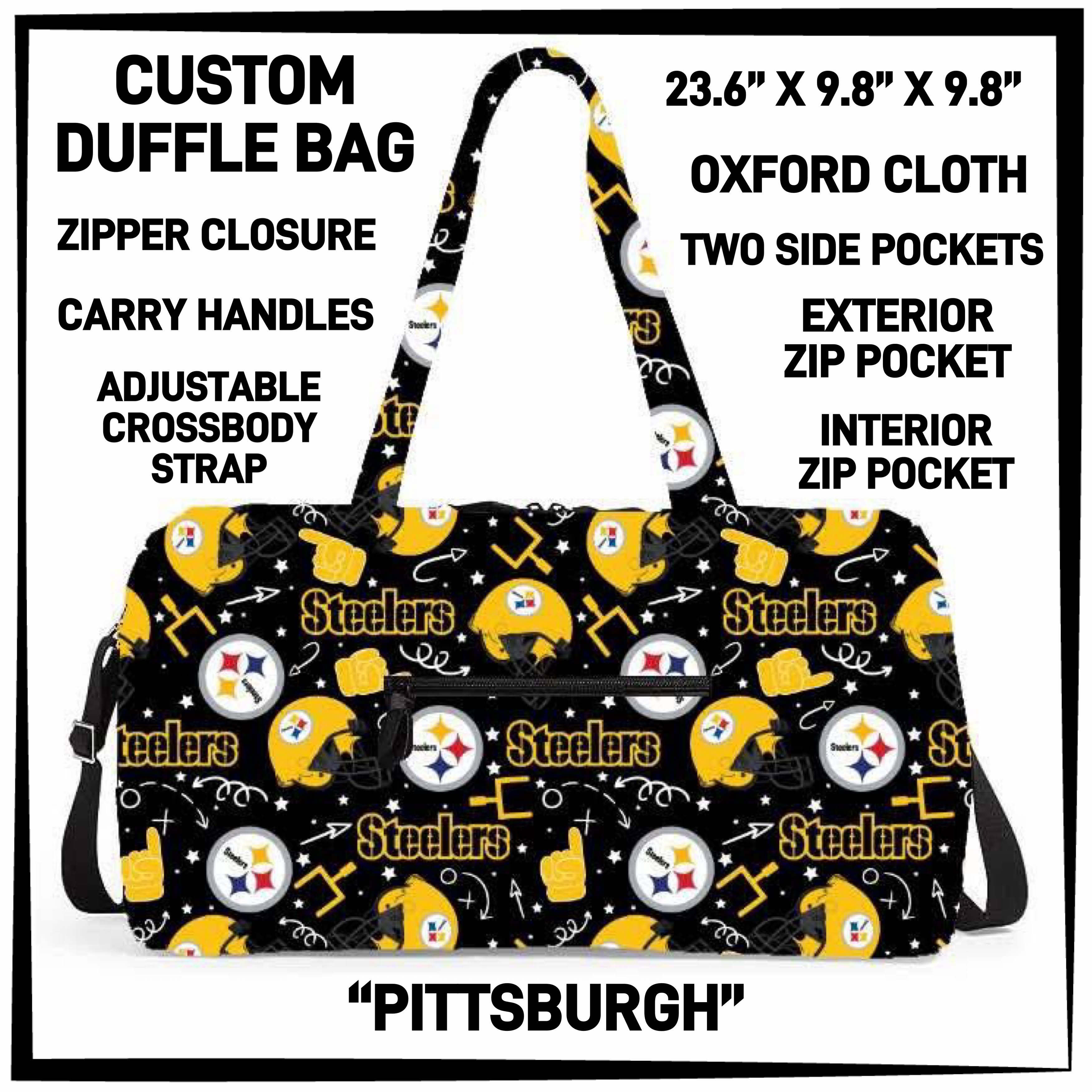 D2FF - Pittsburgh Duffel Bag - Preorder ETA: Early June