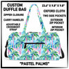 D2FF - Pastel Palms Duffel Bag - Preorder ETA: Early June