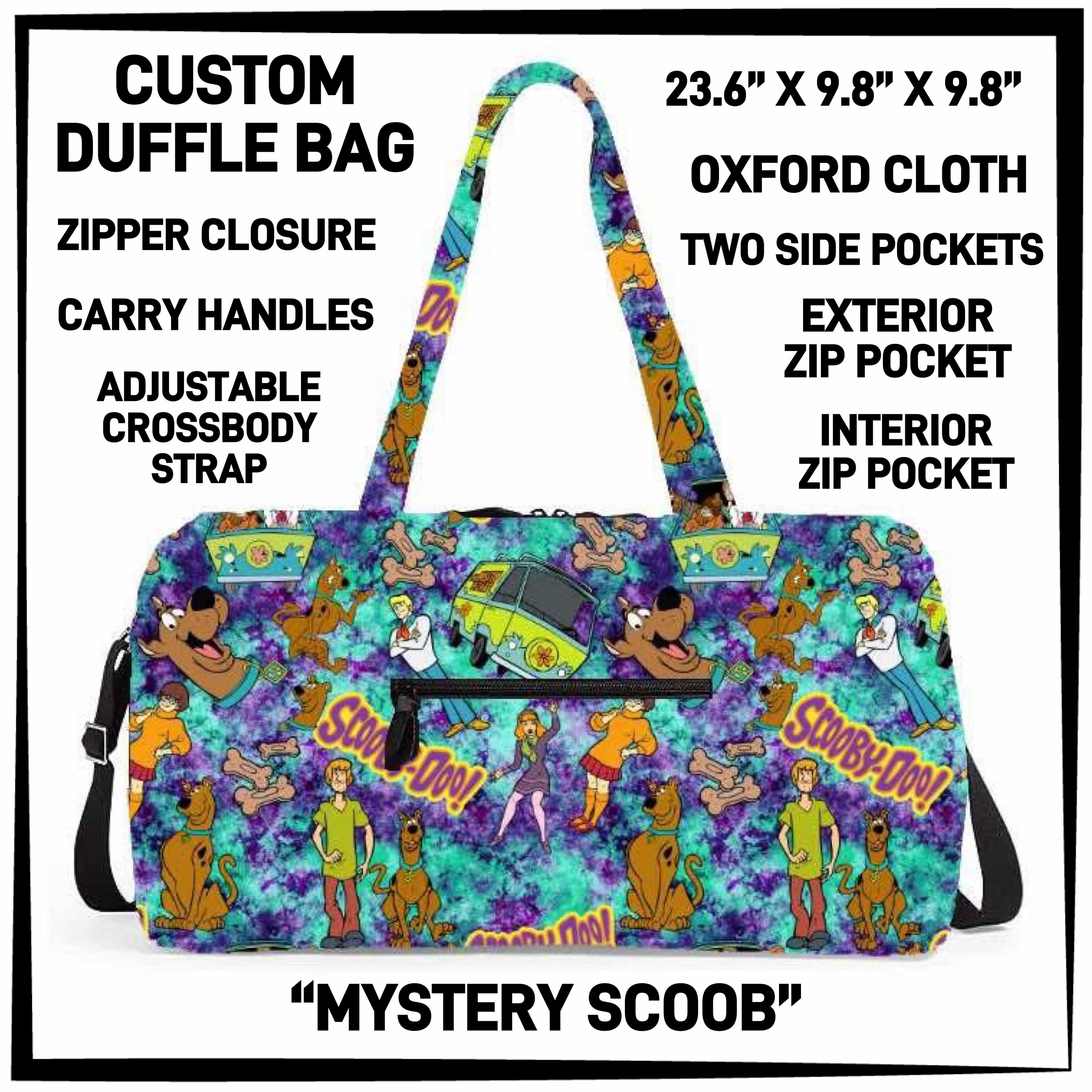 D2FF - Mystery Scoob Duffel Bag - Preorder ETA: Early June