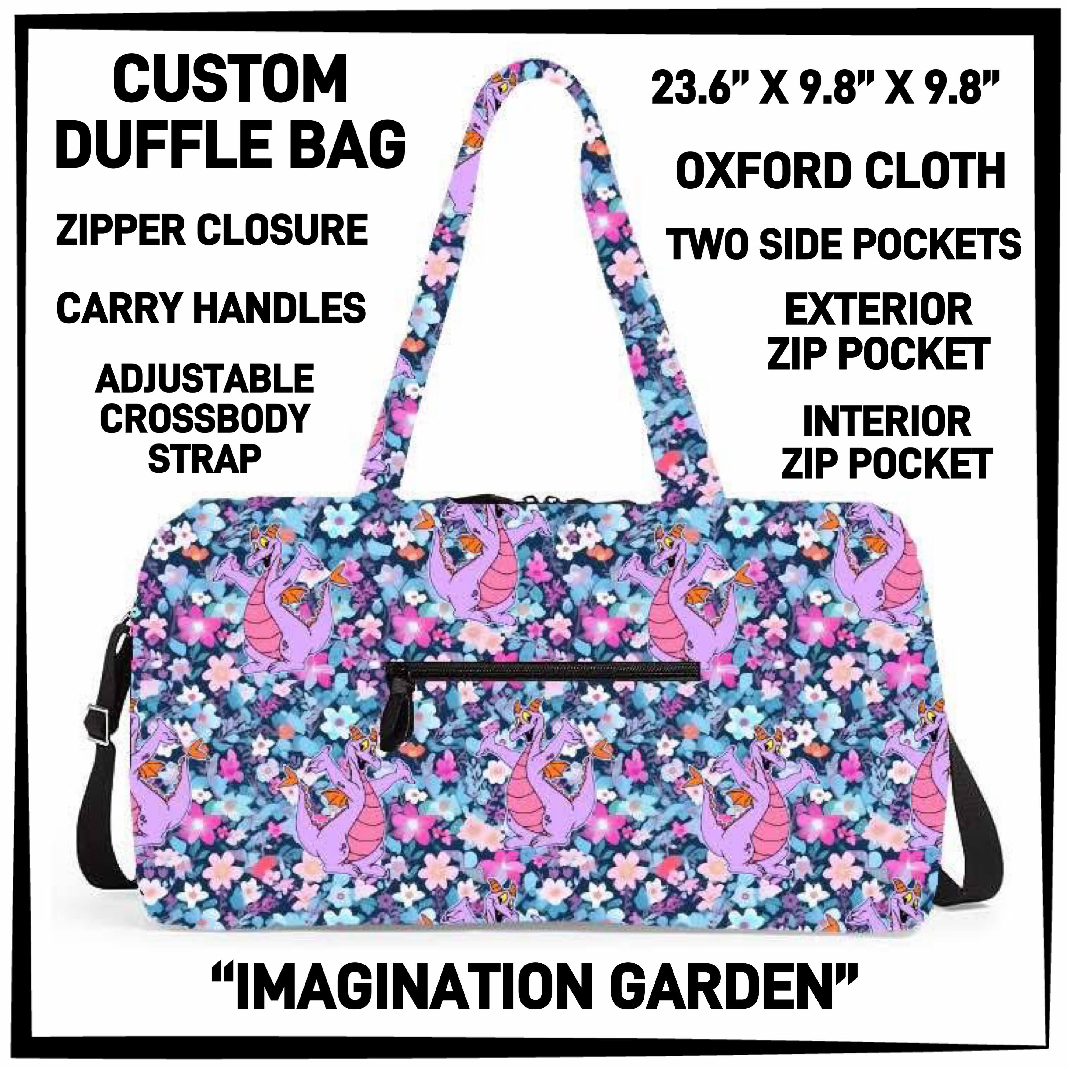 D2FF - Imagination Garden Duffel Bag - Preorder ETA: Early June