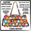 D2FF - Comic Besties Duffel Bag - Preorder ETA: Early June