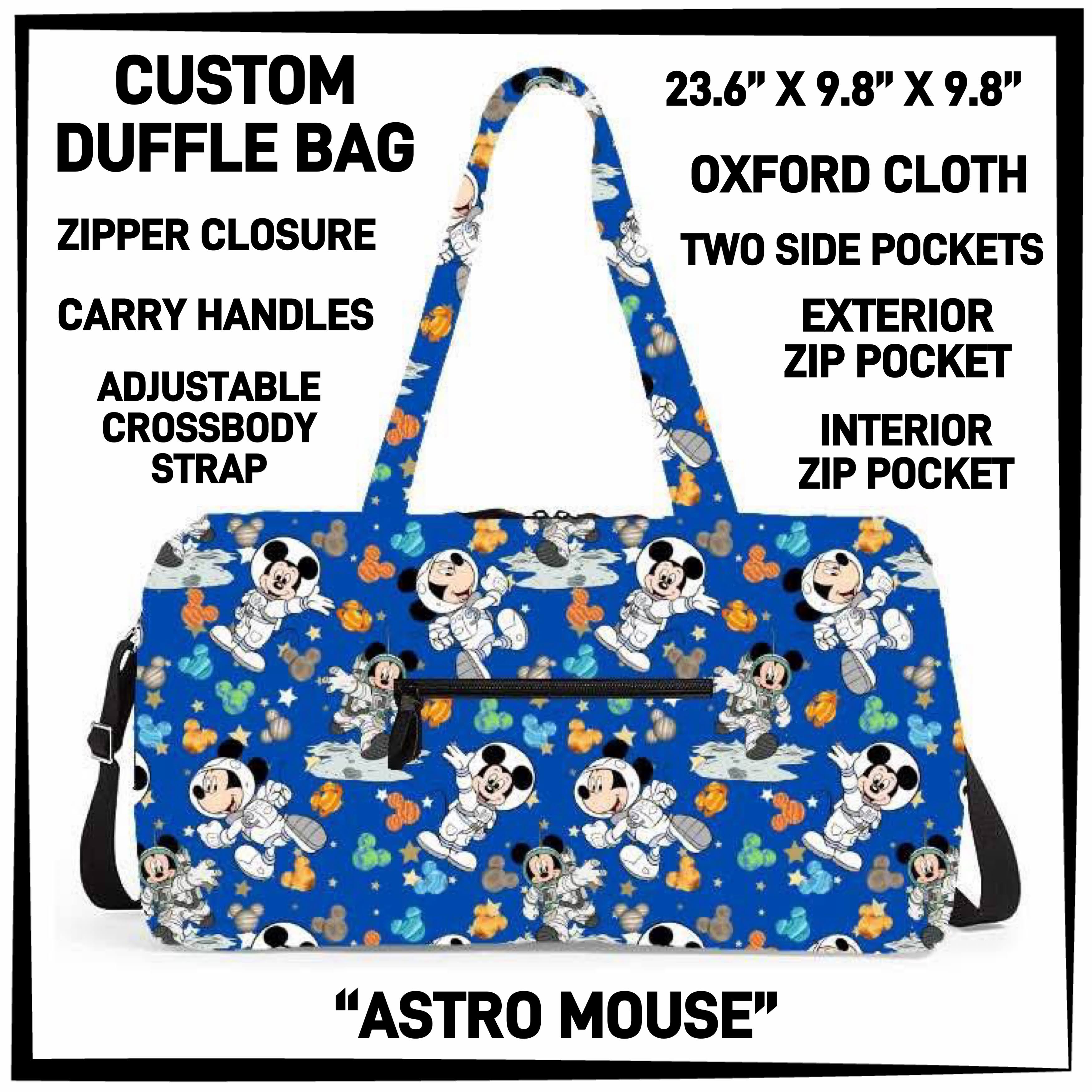 D2FF - Astro Mouse Duffel Bag - Preorder ETA: Early June