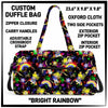 D2FF - Bright Rainbow Duffel Bag - Preorder ETA: Early June