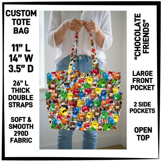CT8B - Chocolate Friends Custom Tote Bag - Preorder Closing 4/23 ETA: Late June