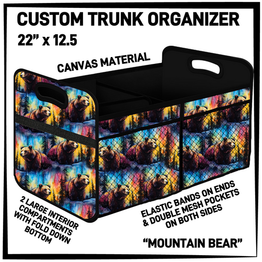 TR9O - Mountain Bear Trunk Organizer - Preorder Closing 5/5 ETA: Early July