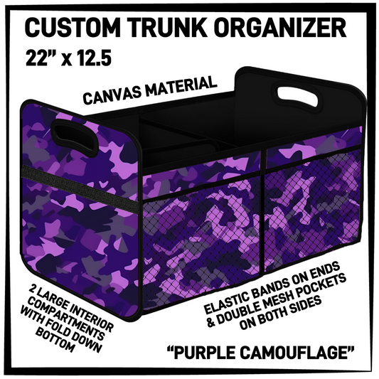 TR9O - Purple Camouflage Trunk Organizer - Preorder Closing 5/5 ETA: Early July