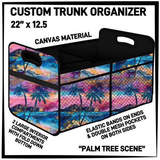 TR9O - Palm Tree Scene Trunk Organizer - Preorder Closing 5/5 ETA: Early July