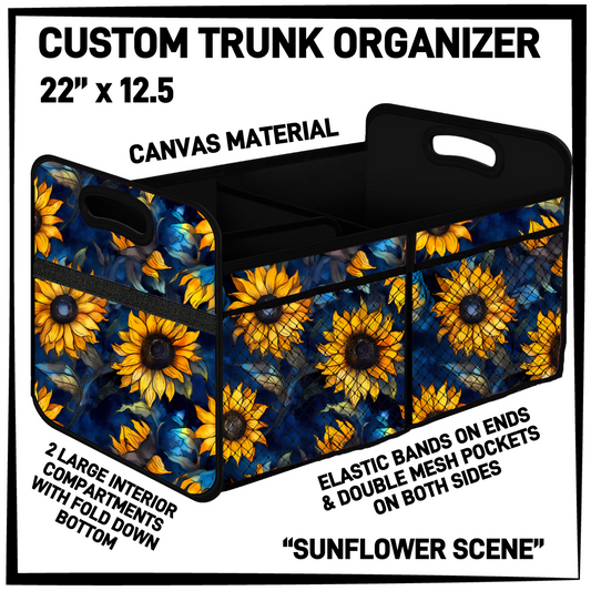 TR9O - Sunflower Scene Trunk Organizer - Preorder Closing 5/5 ETA: Early July