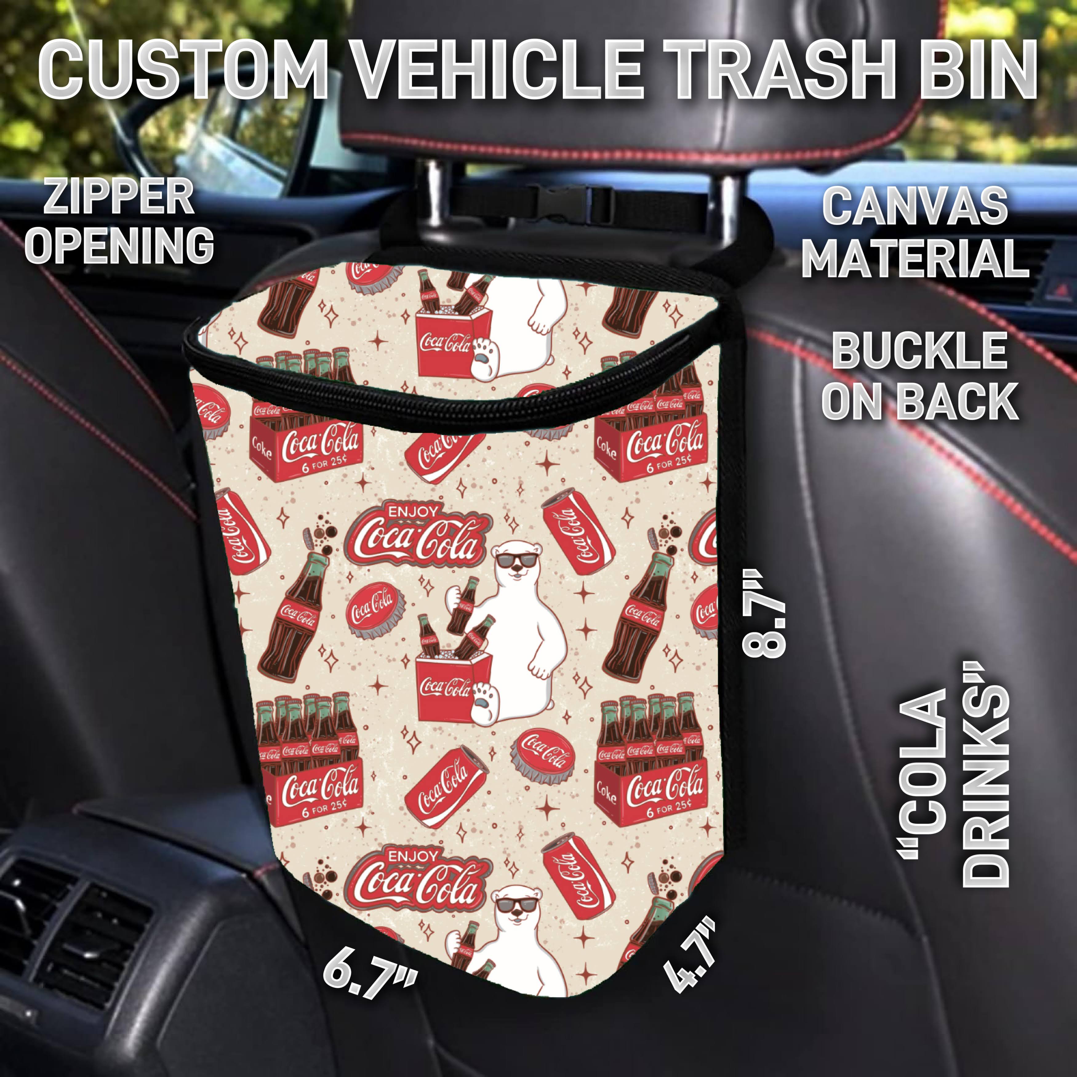 VT2B - Cola Drinks Car Trash Bins - Preorder ETA: Early Feb