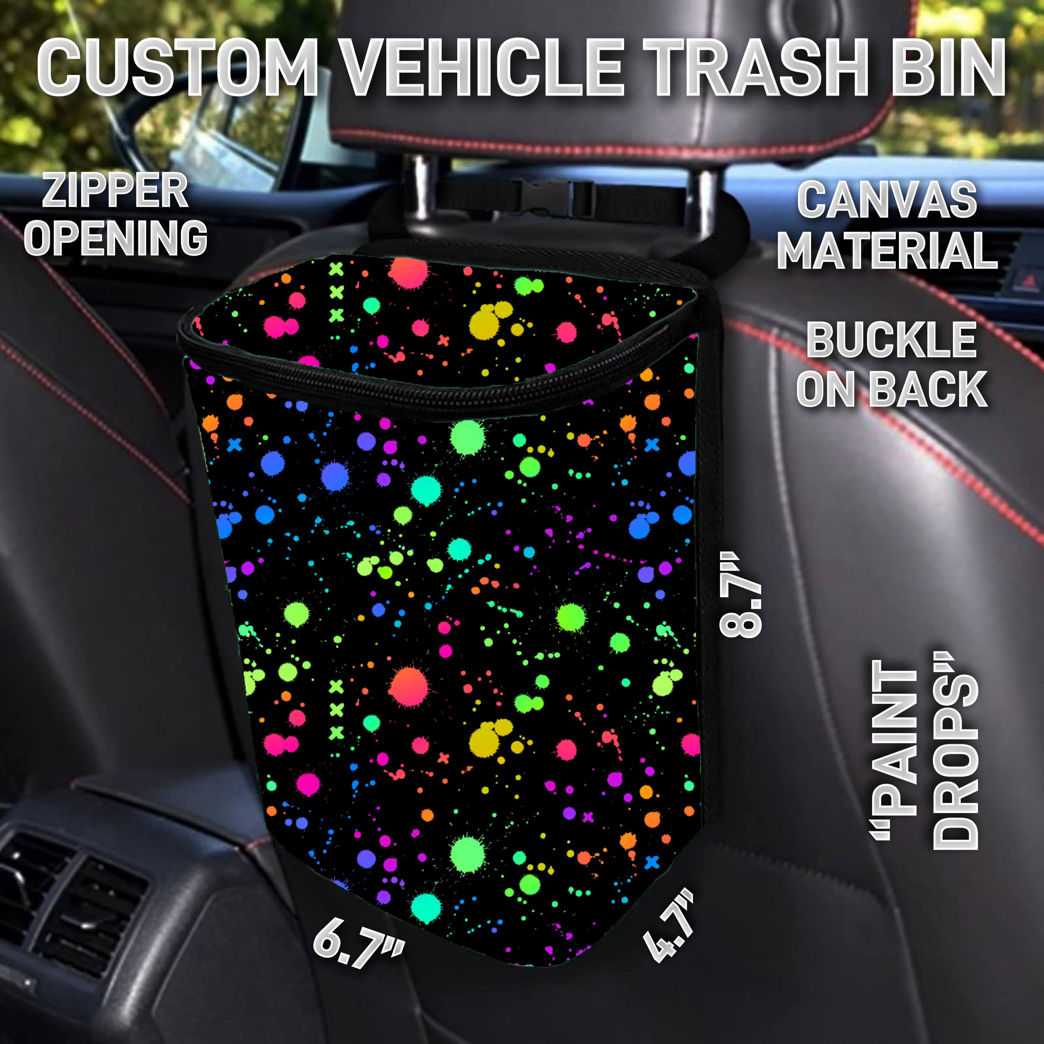 VT2B - Paint Drops Car Trash Bins - Preorder ETA: Early Feb