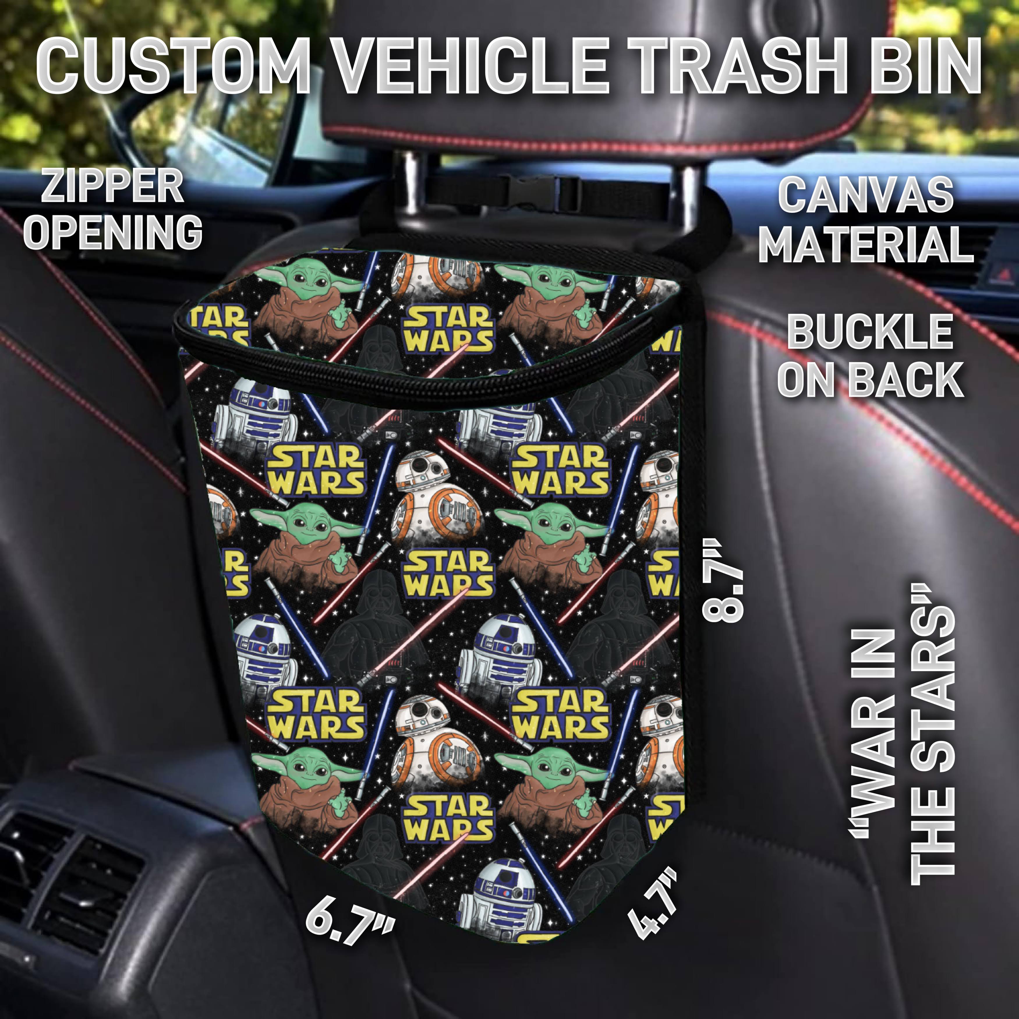 VT2B - War in the Stars Car Trash Bins - Preorder ETA: Early Feb