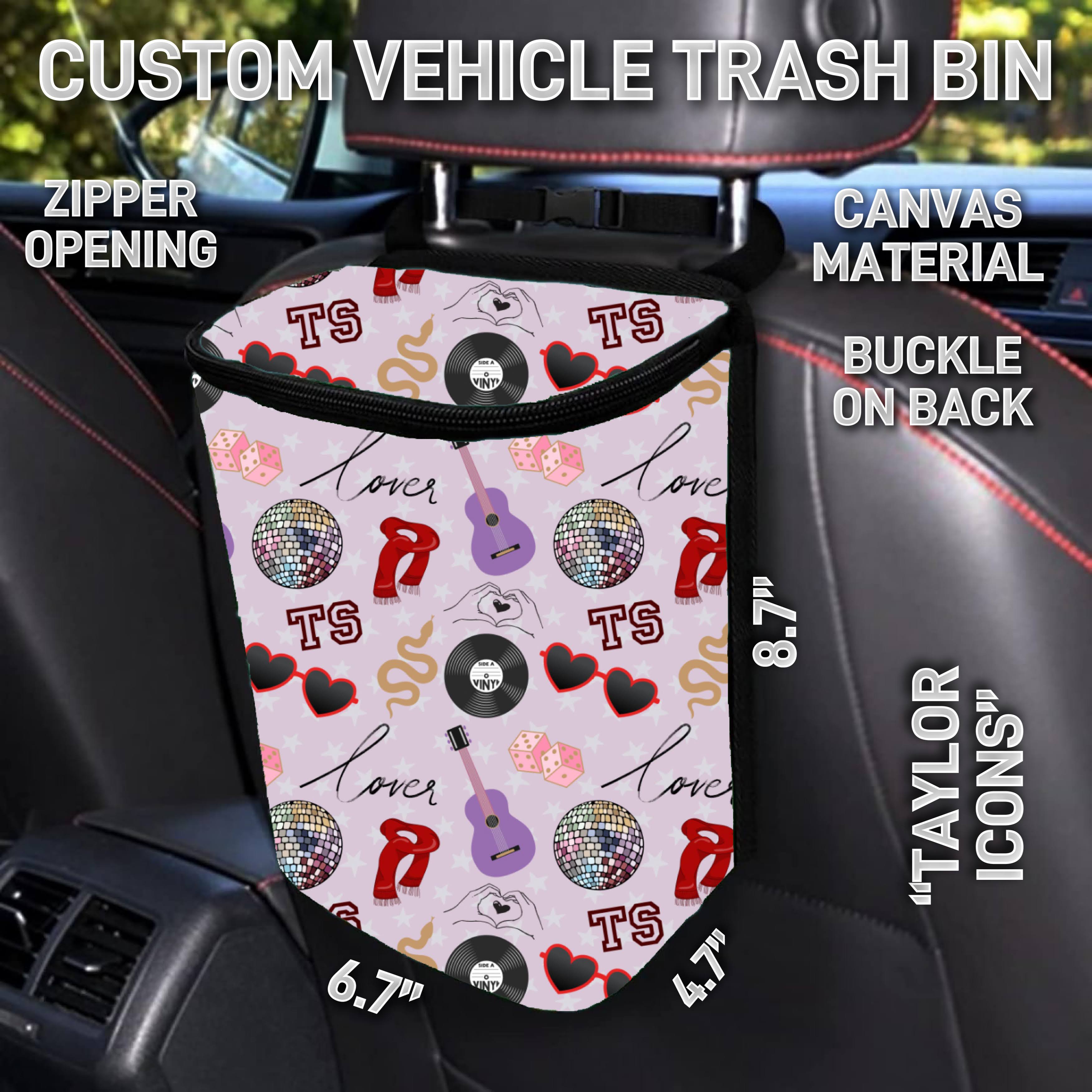 VT2B - Taylor Icons Car Trash Bins - Preorder ETA: Early Feb