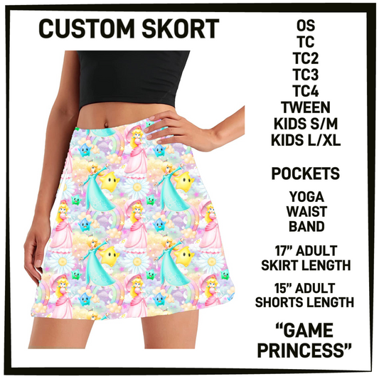 S0RK - Game Princess Skort with Pockets - Preorder Closing 5/7 ETA: Early July