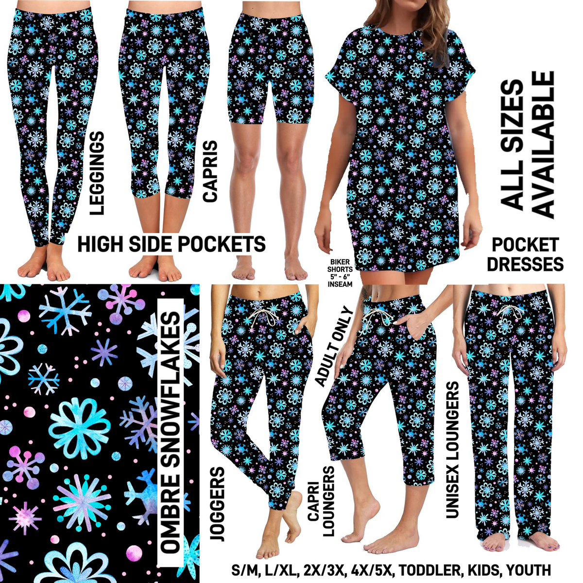 WW26 - Ombré Snowflakes - Preorder Closing 9/13 ETA: Mid-Dec