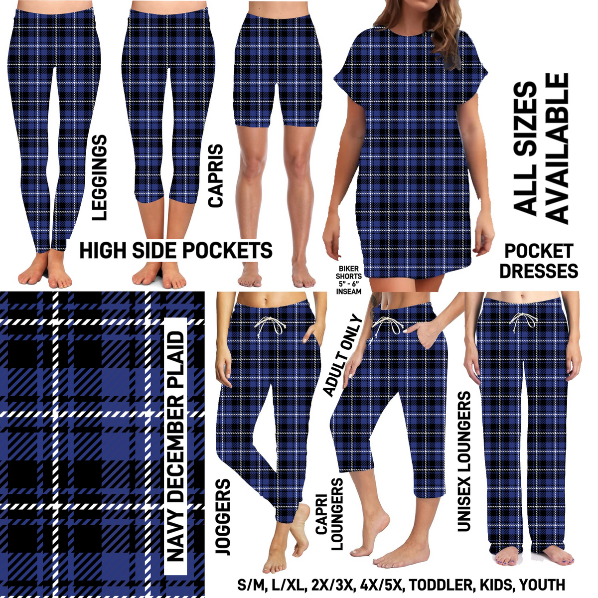 WW26 - Navy December Plaid - Preorder Closing 9/13 ETA: Mid-Dec
