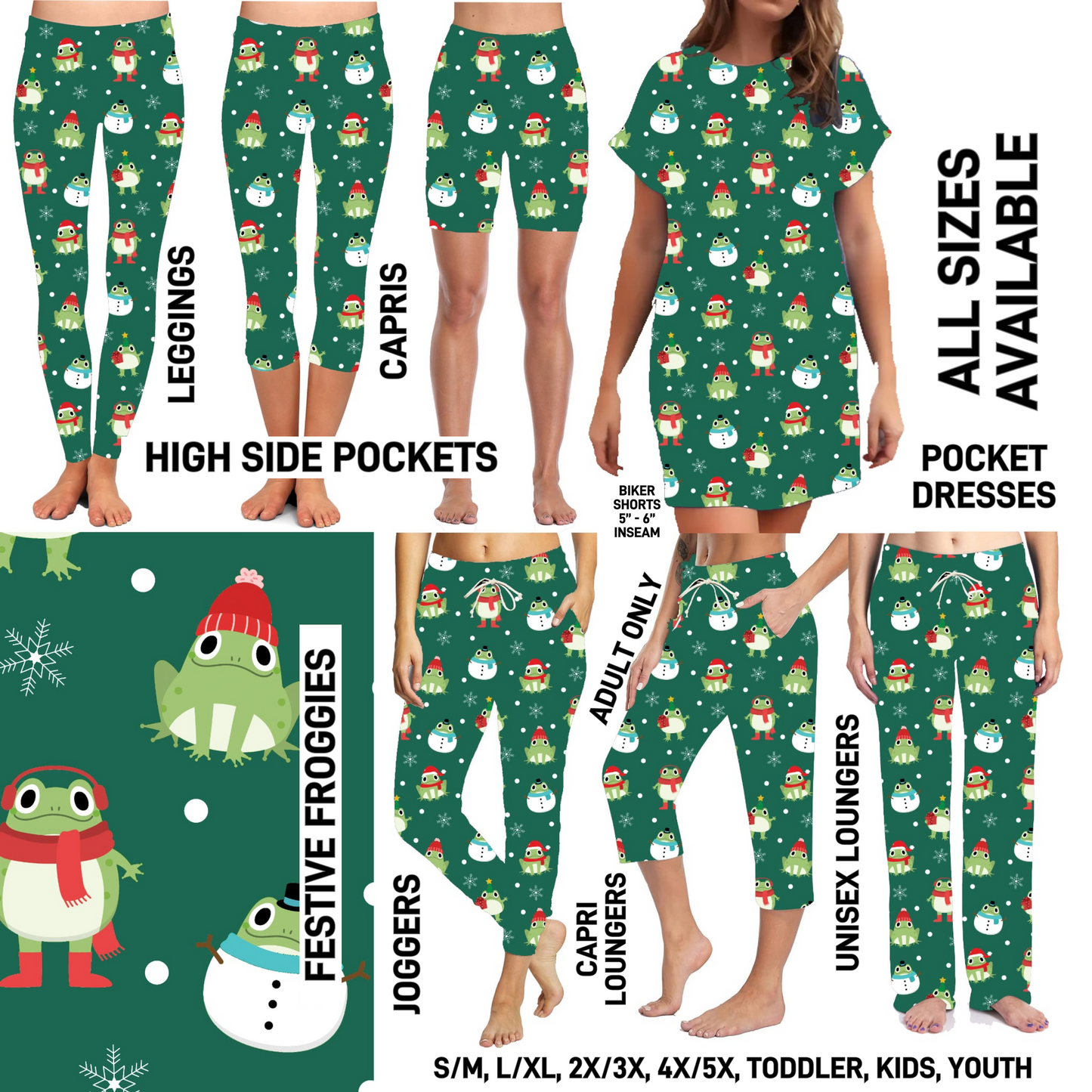 WW26 - Festive Froggies - Preorder Closing 9/13 ETA: Mid-Dec