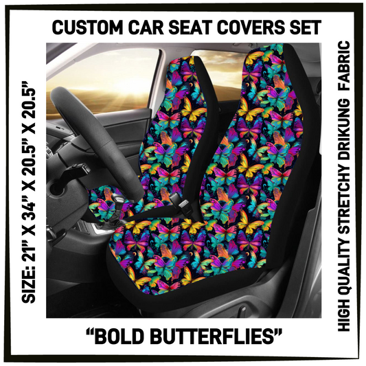 4CAR - Bold Butterflies Car Seat Covers Set of 2 - Preorder Closing 5/12 ETA: Mid-July