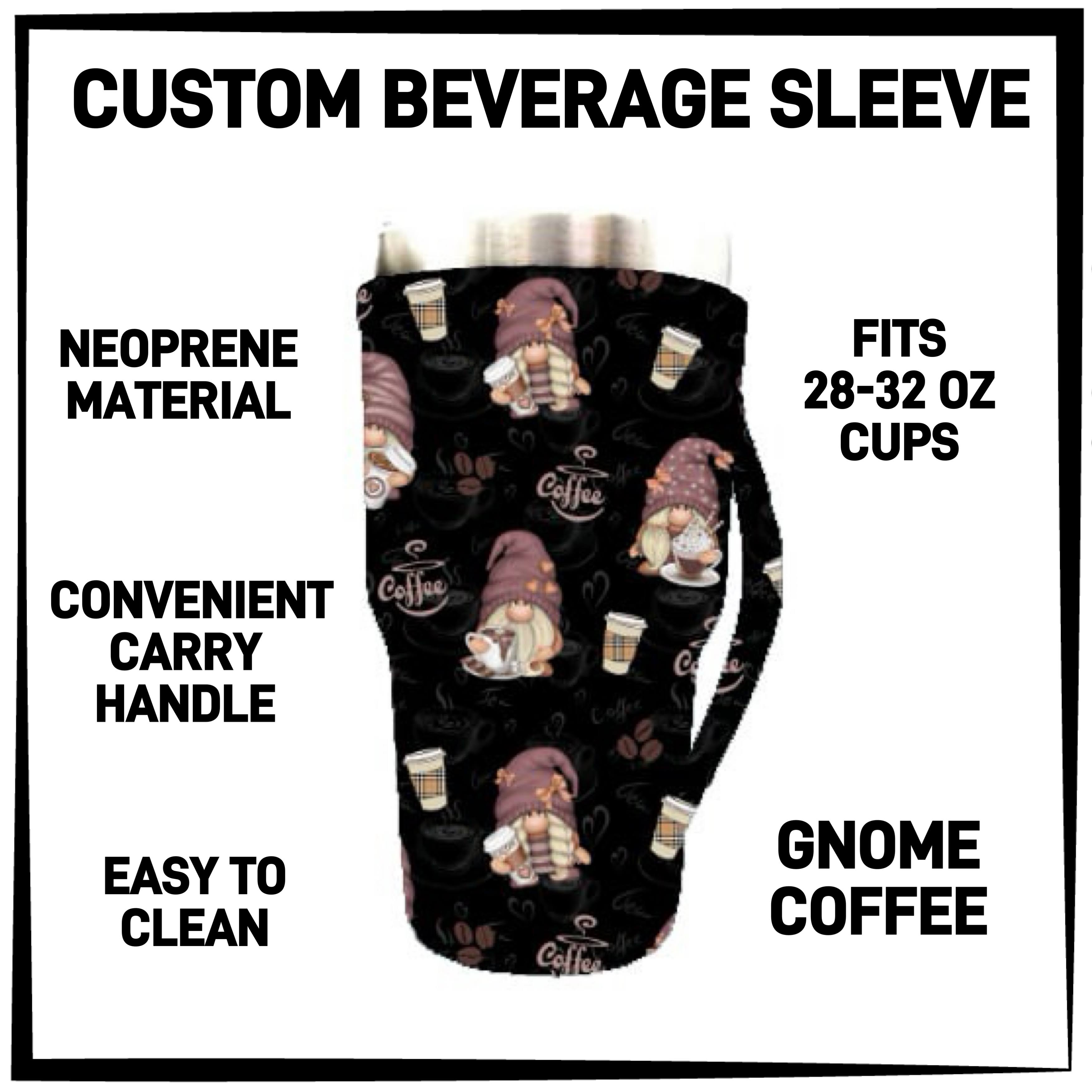 RTS - Gnome Coffee 28-32oz Beverage Sleeves