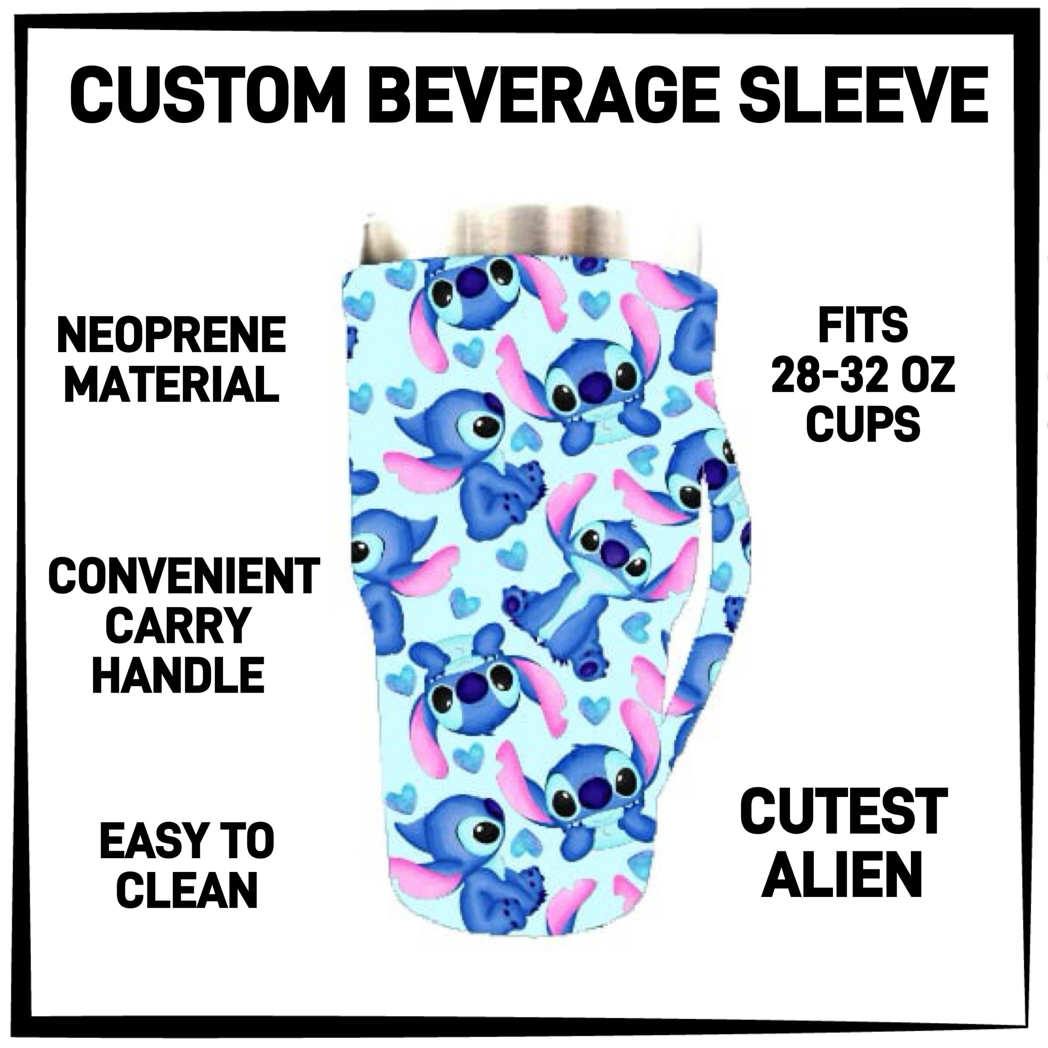 BS1L - Cutest Alien 28-32oz Beverage Sleeves - Preorder ETA: Late Jan