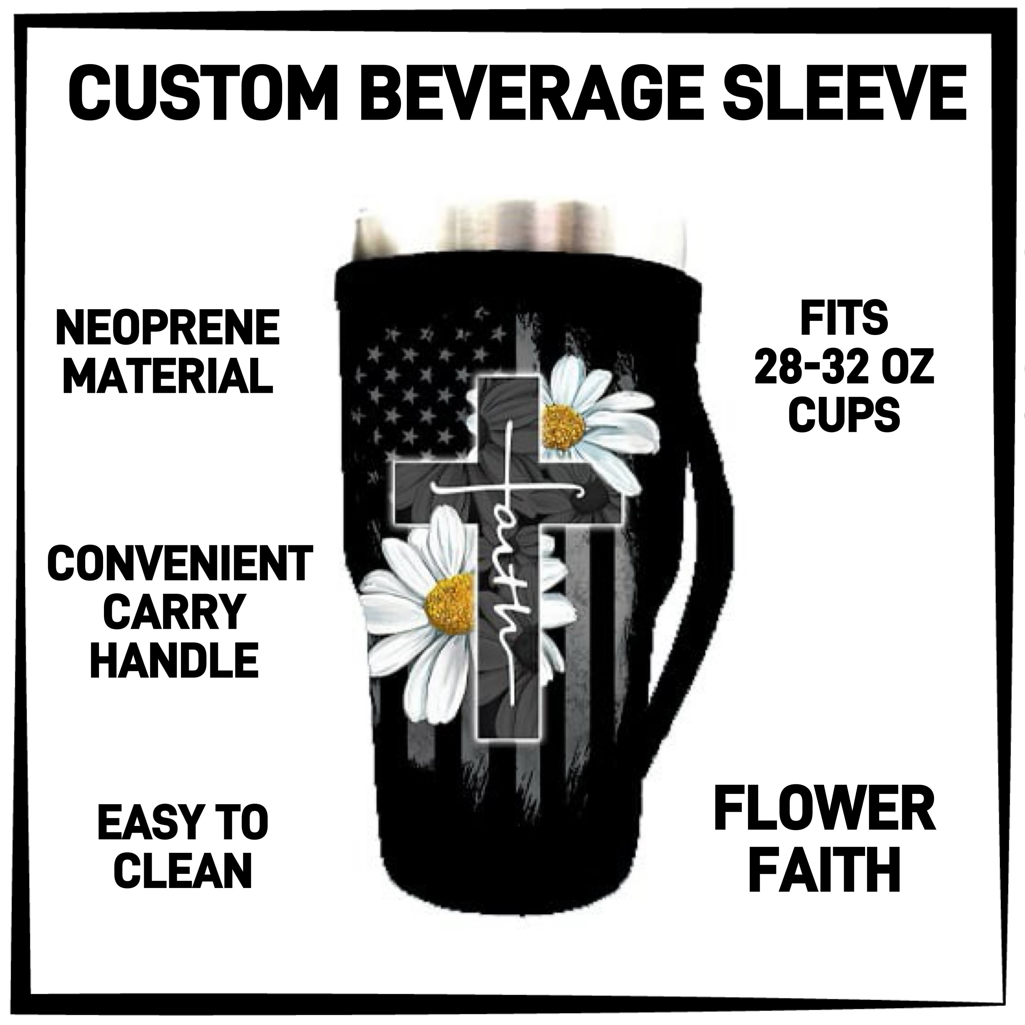 RTS - Flower Path 28-32oz Beverage Sleeves