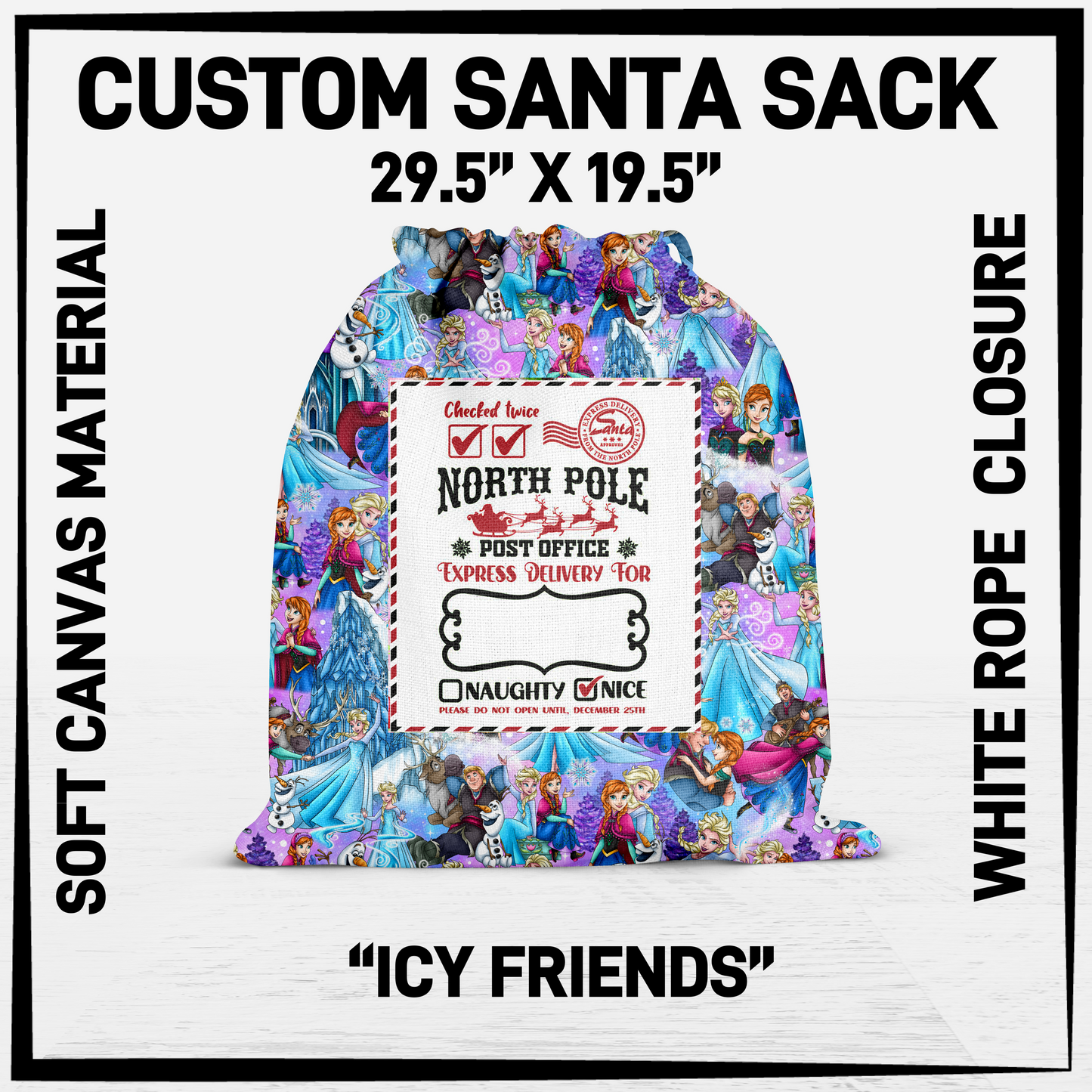 SNCS - Icy Friends Santa Sack - Preorder Closing 9/17 ETA: Mid-Dec