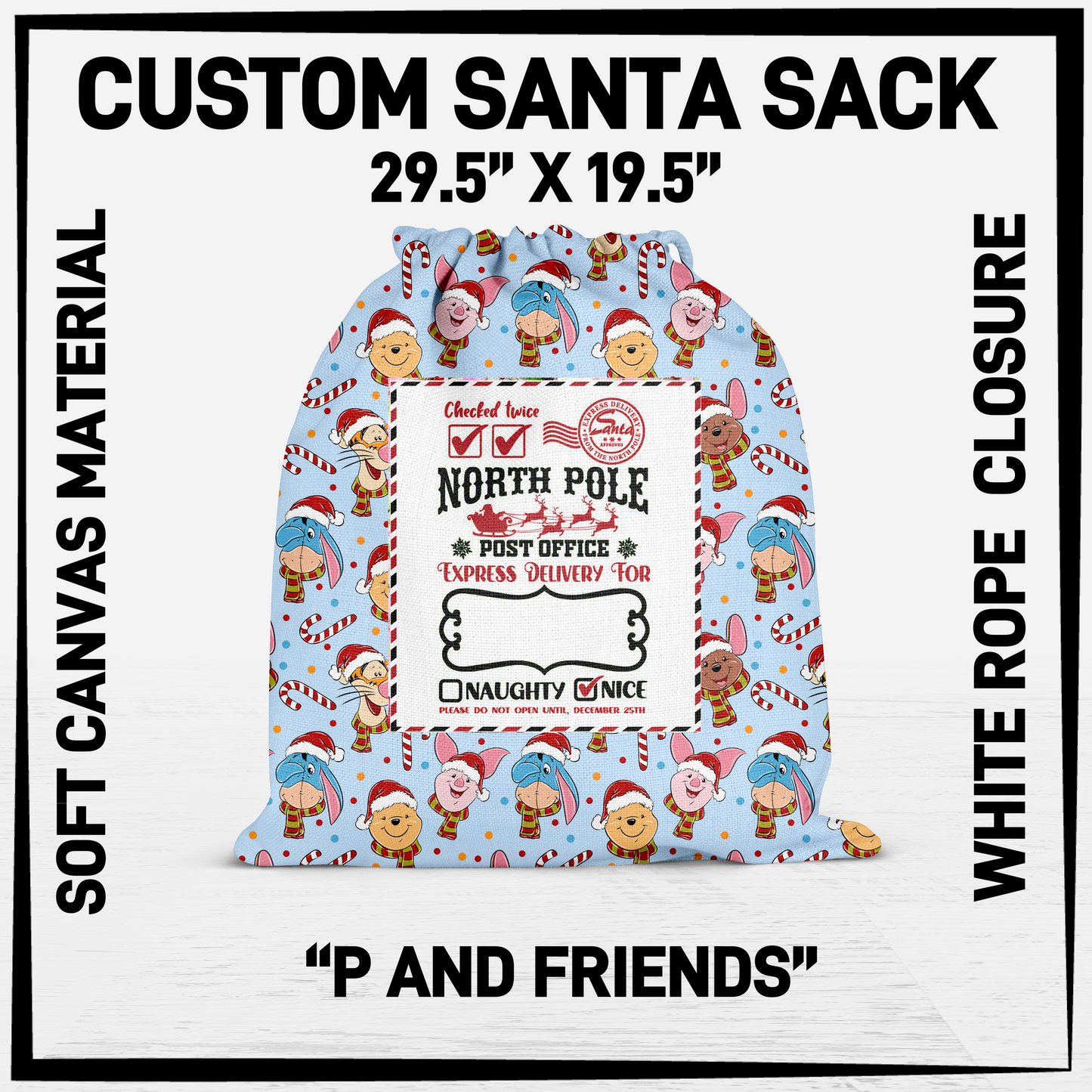 SNCS - P and Friends Santa Sack - Preorder Closing 9/17 ETA: Mid-Dec
