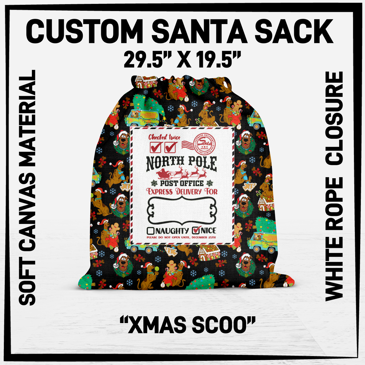 SNCS - Xmas Scoo Santa Sack - Preorder Closing 9/17 ETA: Mid-Dec