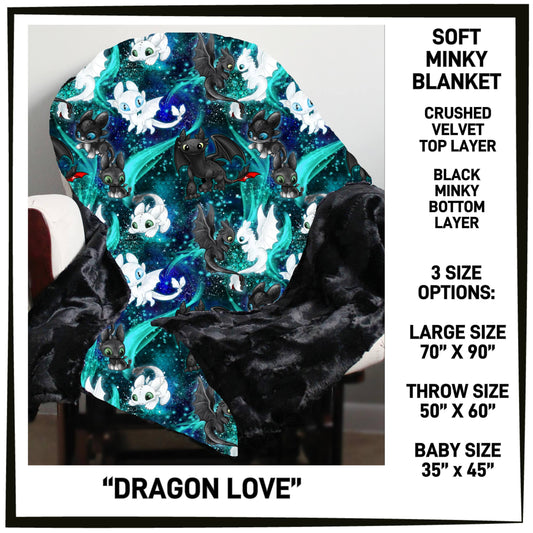 RTS - Dragon Love Minky Blanket