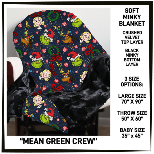 RTS - Mean Green Crew Minky Blanket