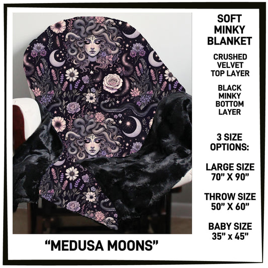 RTS - Medusa Moons Minky Blanket